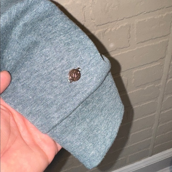 Calia sweatshirt blue mock neckline hoodie XL soft drawstring Carrie Underwood - Picture 4 of 5